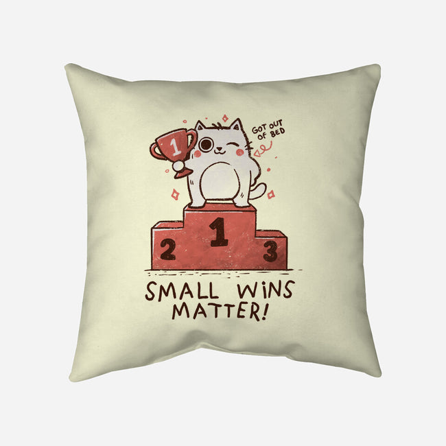 Small Wins Matter-None-Removable Cover w Insert-Throw Pillow-koalastudio