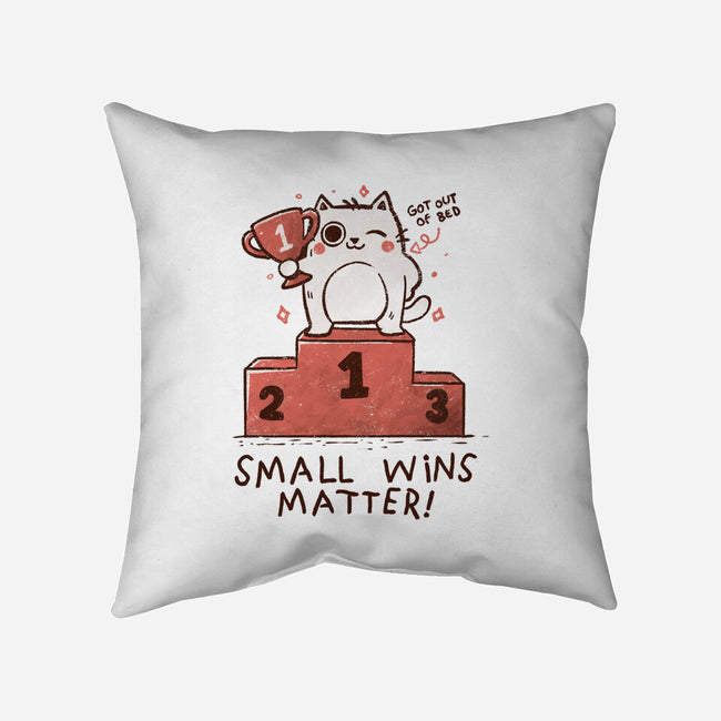 Small Wins Matter-None-Removable Cover w Insert-Throw Pillow-koalastudio