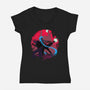 Always With You Sis-Womens-V-Neck-Tee-Ionfox