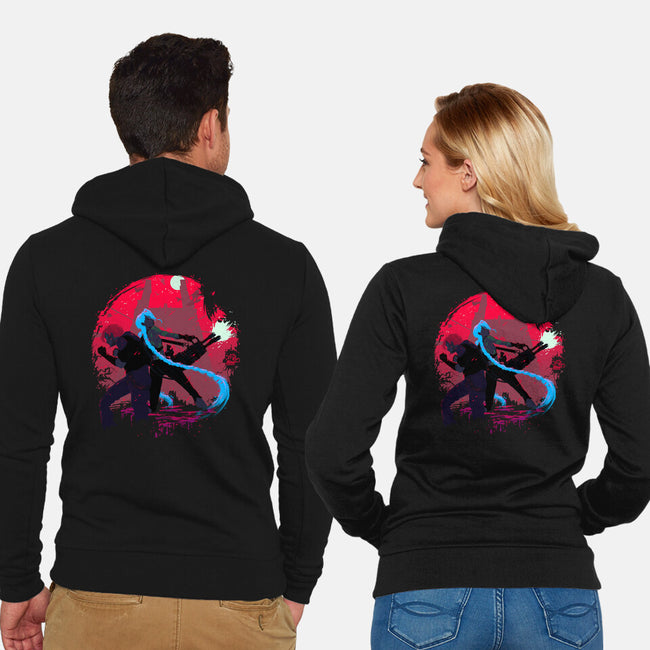 Always With You Sis-Unisex-Zip-Up-Sweatshirt-Ionfox