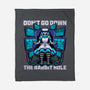 Girl Cyberpunk Adventure-None-Fleece-Blanket-Studio Mootant
