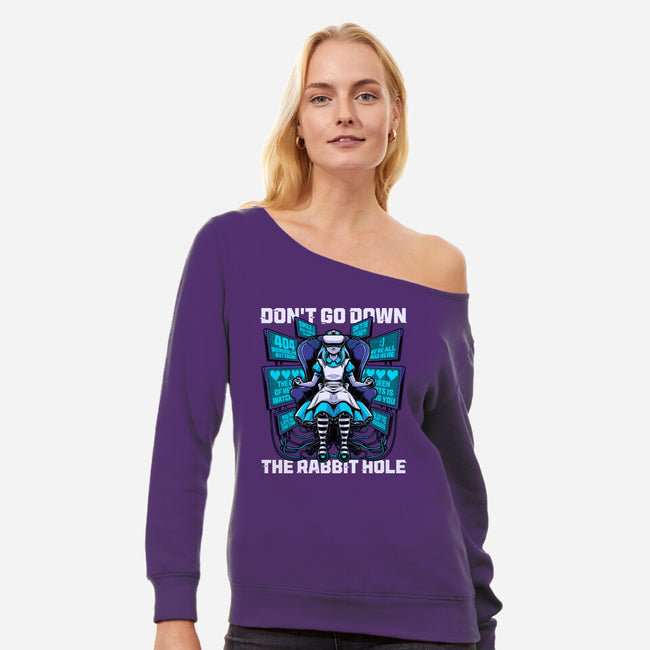 Girl Cyberpunk Adventure-Womens-Off Shoulder-Sweatshirt-Studio Mootant