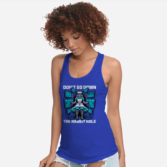 Girl Cyberpunk Adventure-Womens-Racerback-Tank-Studio Mootant