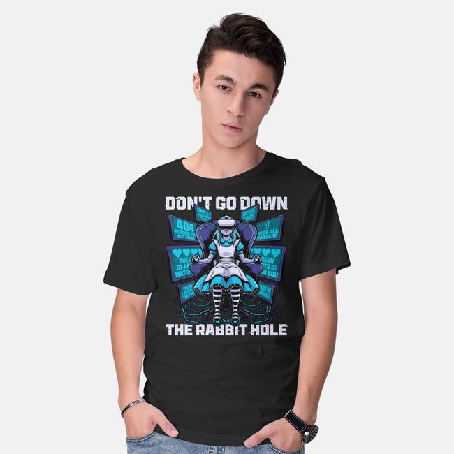 Girl Cyberpunk Adventure-Mens-Basic-Tee-Studio Mootant