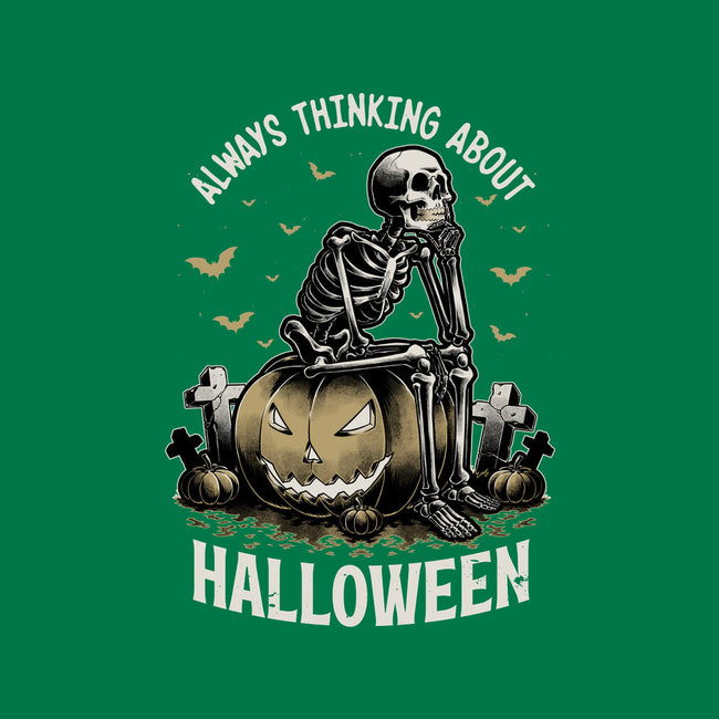 The Halloween Thinker-None-Stretched-Canvas-Studio Mootant