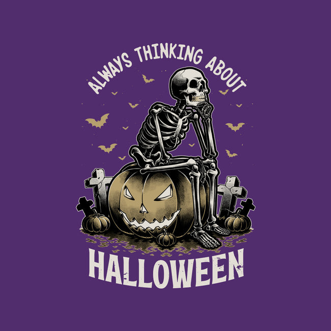 The Halloween Thinker-None-Stretched-Canvas-Studio Mootant