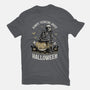The Halloween Thinker-Womens-Fitted-Tee-Studio Mootant