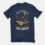 The Halloween Thinker-Womens-Fitted-Tee-Studio Mootant