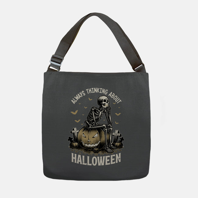 The Halloween Thinker-None-Adjustable Tote-Bag-Studio Mootant