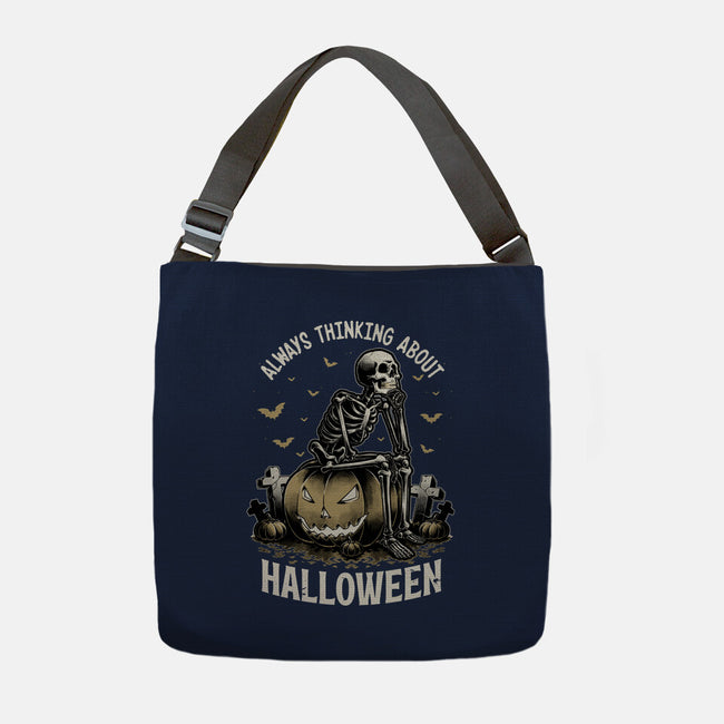 The Halloween Thinker-None-Adjustable Tote-Bag-Studio Mootant