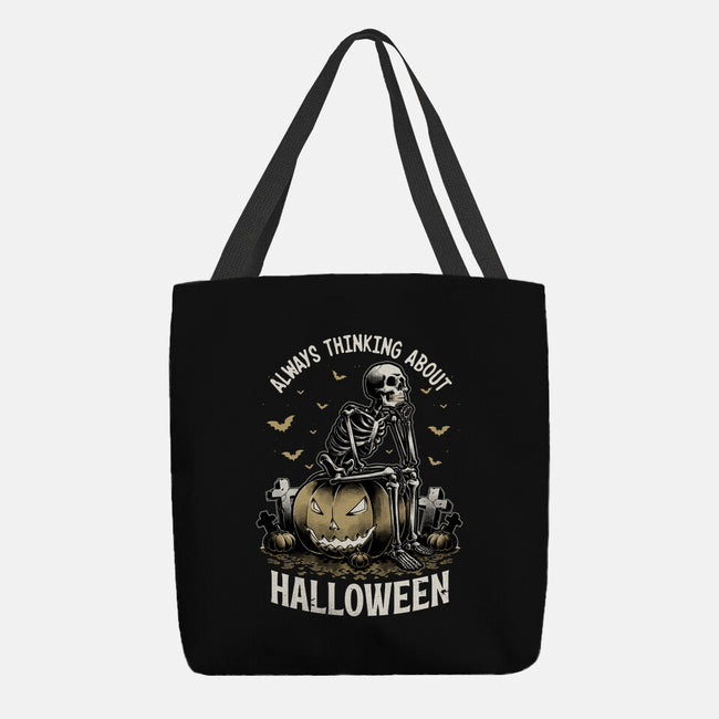The Halloween Thinker-None-Basic Tote-Bag-Studio Mootant