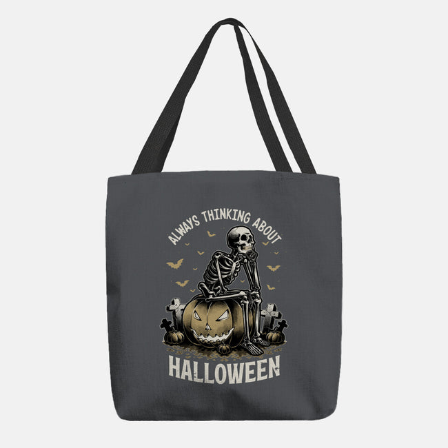 The Halloween Thinker-None-Basic Tote-Bag-Studio Mootant