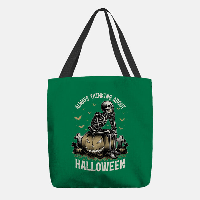 The Halloween Thinker-None-Basic Tote-Bag-Studio Mootant