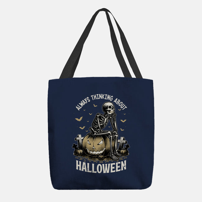 The Halloween Thinker-None-Basic Tote-Bag-Studio Mootant
