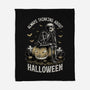 The Halloween Thinker-None-Fleece-Blanket-Studio Mootant