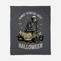 The Halloween Thinker-None-Fleece-Blanket-Studio Mootant