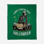 The Halloween Thinker-None-Fleece-Blanket-Studio Mootant