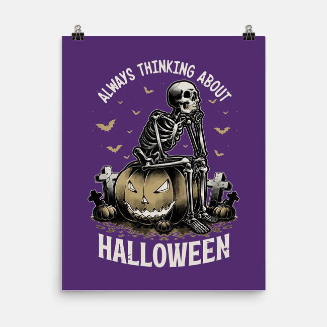 The Halloween Thinker-None-Matte-Poster-Studio Mootant