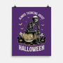 The Halloween Thinker-None-Matte-Poster-Studio Mootant