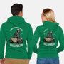 The Halloween Thinker-Unisex-Zip-Up-Sweatshirt-Studio Mootant