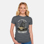 The Halloween Thinker-Womens-Fitted-Tee-Studio Mootant
