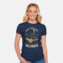The Halloween Thinker-Womens-Fitted-Tee-Studio Mootant