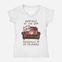 Mentally At The Gym-Womens-V-Neck-Tee-koalastudio