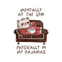 Mentally At The Gym-Youth-Crew Neck-Sweatshirt-koalastudio
