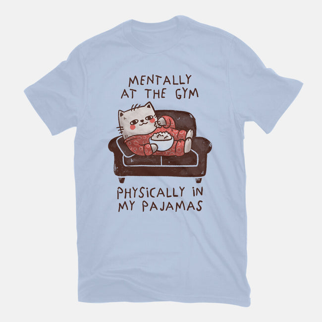 Mentally At The Gym-Womens-Fitted-Tee-koalastudio