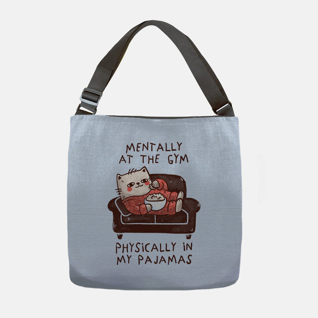Mentally At The Gym-None-Adjustable Tote-Bag-koalastudio