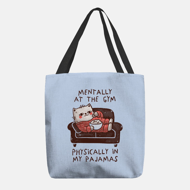 Mentally At The Gym-None-Basic Tote-Bag-koalastudio
