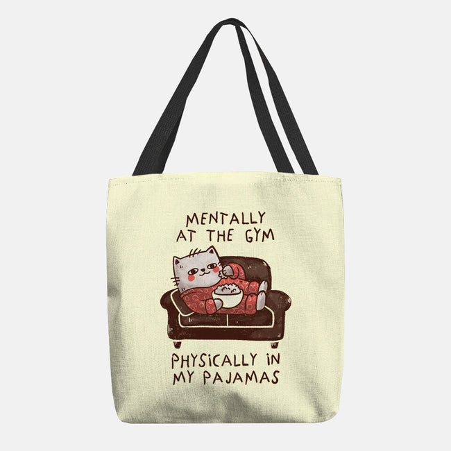 Mentally At The Gym-None-Basic Tote-Bag-koalastudio