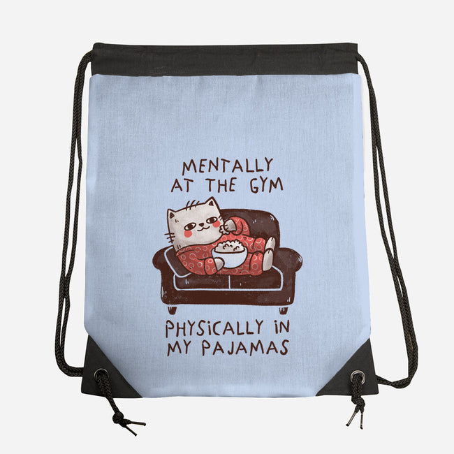 Mentally At The Gym-None-Drawstring-Bag-koalastudio
