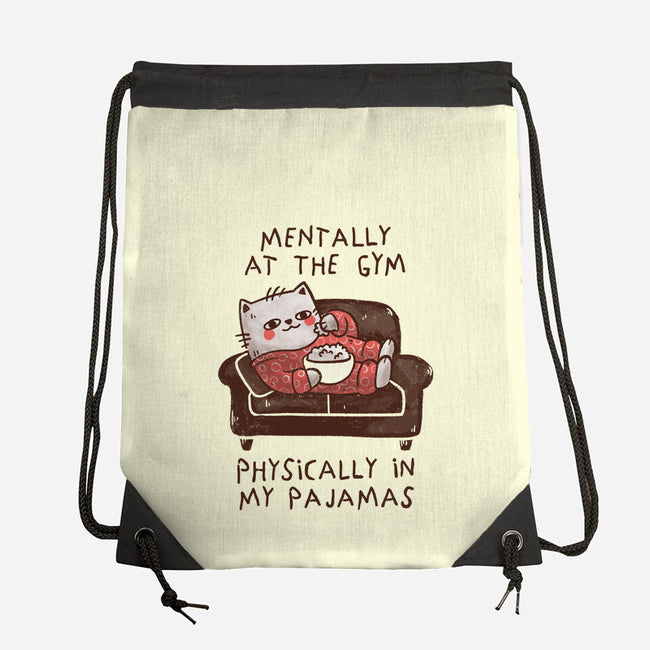 Mentally At The Gym-None-Drawstring-Bag-koalastudio
