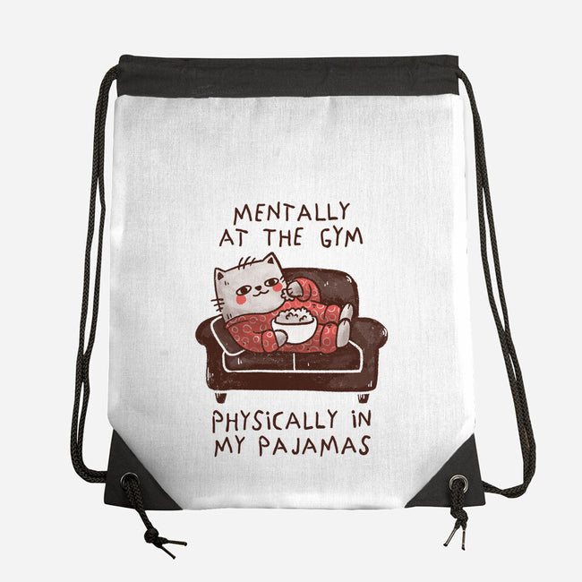 Mentally At The Gym-None-Drawstring-Bag-koalastudio