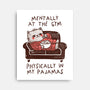 Mentally At The Gym-None-Stretched-Canvas-koalastudio