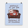 Mentally At The Gym-None-Matte-Poster-koalastudio