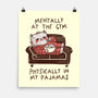 Mentally At The Gym-None-Matte-Poster-koalastudio