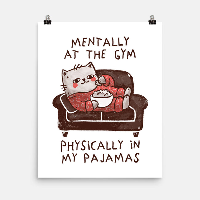 Mentally At The Gym-None-Matte-Poster-koalastudio