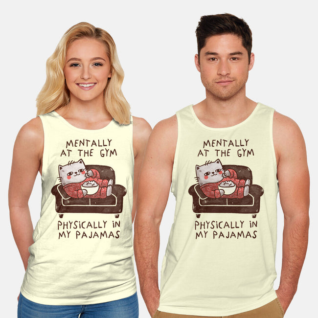 Mentally At The Gym-Unisex-Basic-Tank-koalastudio