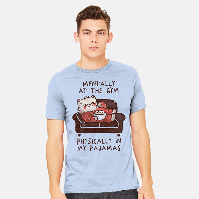 Mentally At The Gym-Mens-Heavyweight-Tee-koalastudio