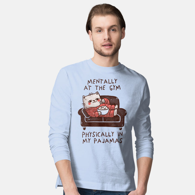 Mentally At The Gym-Mens-Long Sleeved-Tee-koalastudio