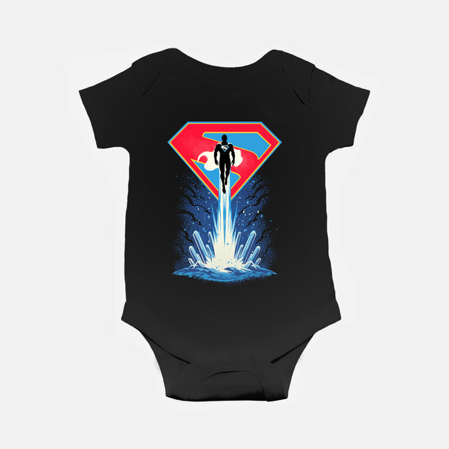 Man Of Tomorrow-Baby-Basic-Onesie-sarudrawss