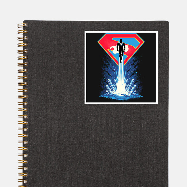 Man Of Tomorrow-None-Glossy-Sticker-sarudrawss
