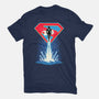 Man Of Tomorrow-Womens-Fitted-Tee-sarudrawss