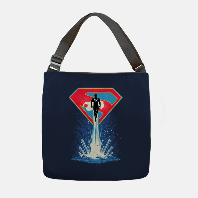 Man Of Tomorrow-None-Adjustable Tote-Bag-sarudrawss