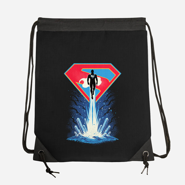 Man Of Tomorrow-None-Drawstring-Bag-sarudrawss