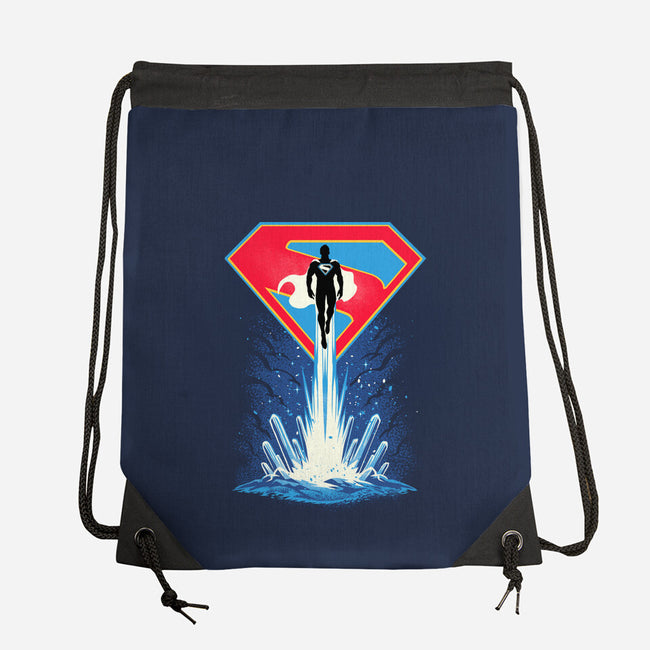 Man Of Tomorrow-None-Drawstring-Bag-sarudrawss
