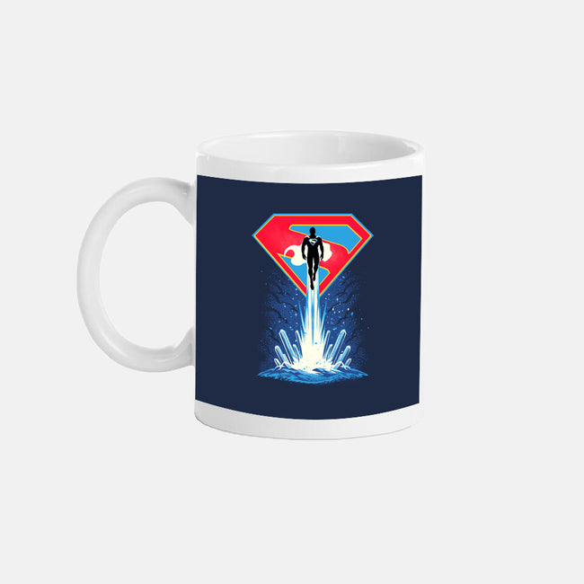 Man Of Tomorrow-None-Mug-Drinkware-sarudrawss