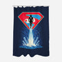 Man Of Tomorrow-None-Polyester-Shower Curtain-sarudrawss